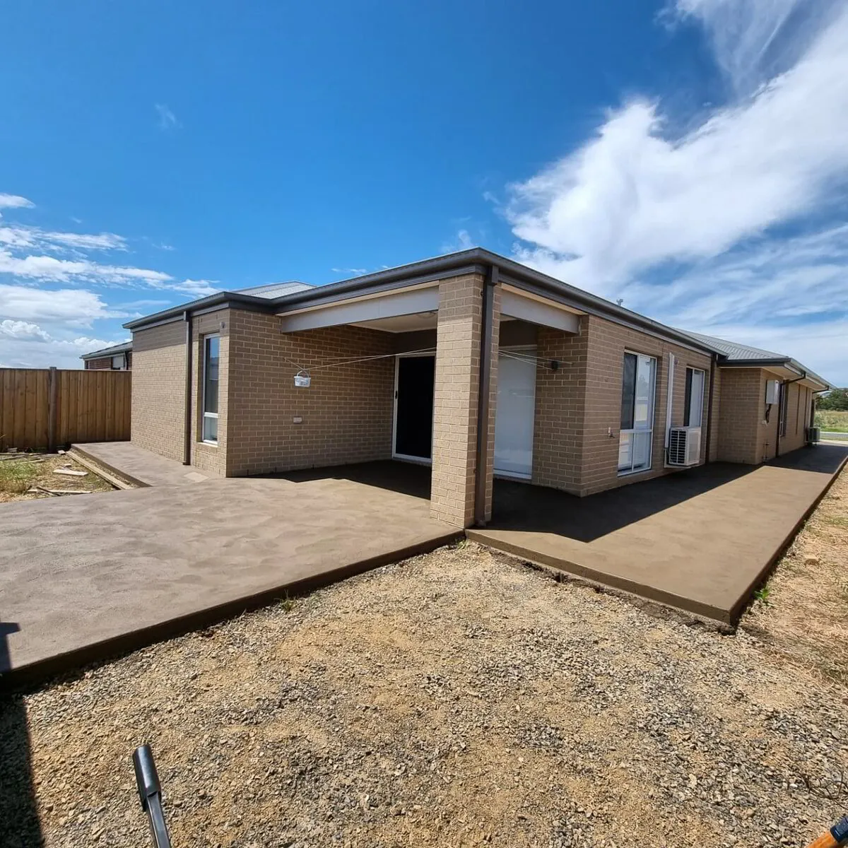 Double driveway rebuild — Airport West
