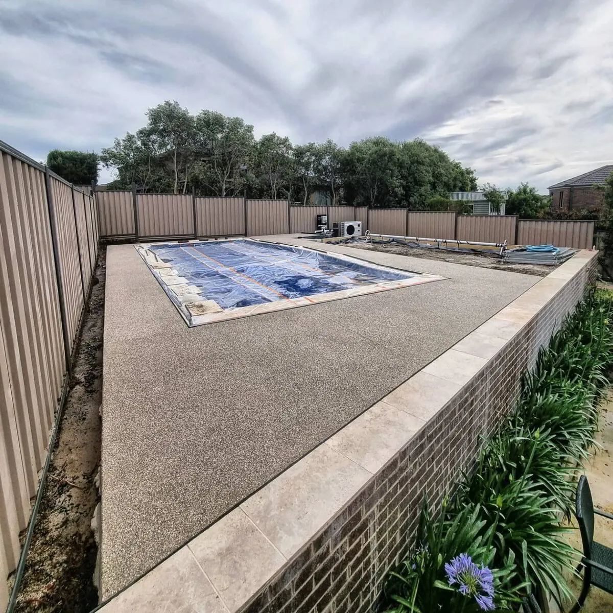 Reinforced garage slab — Tullamarine