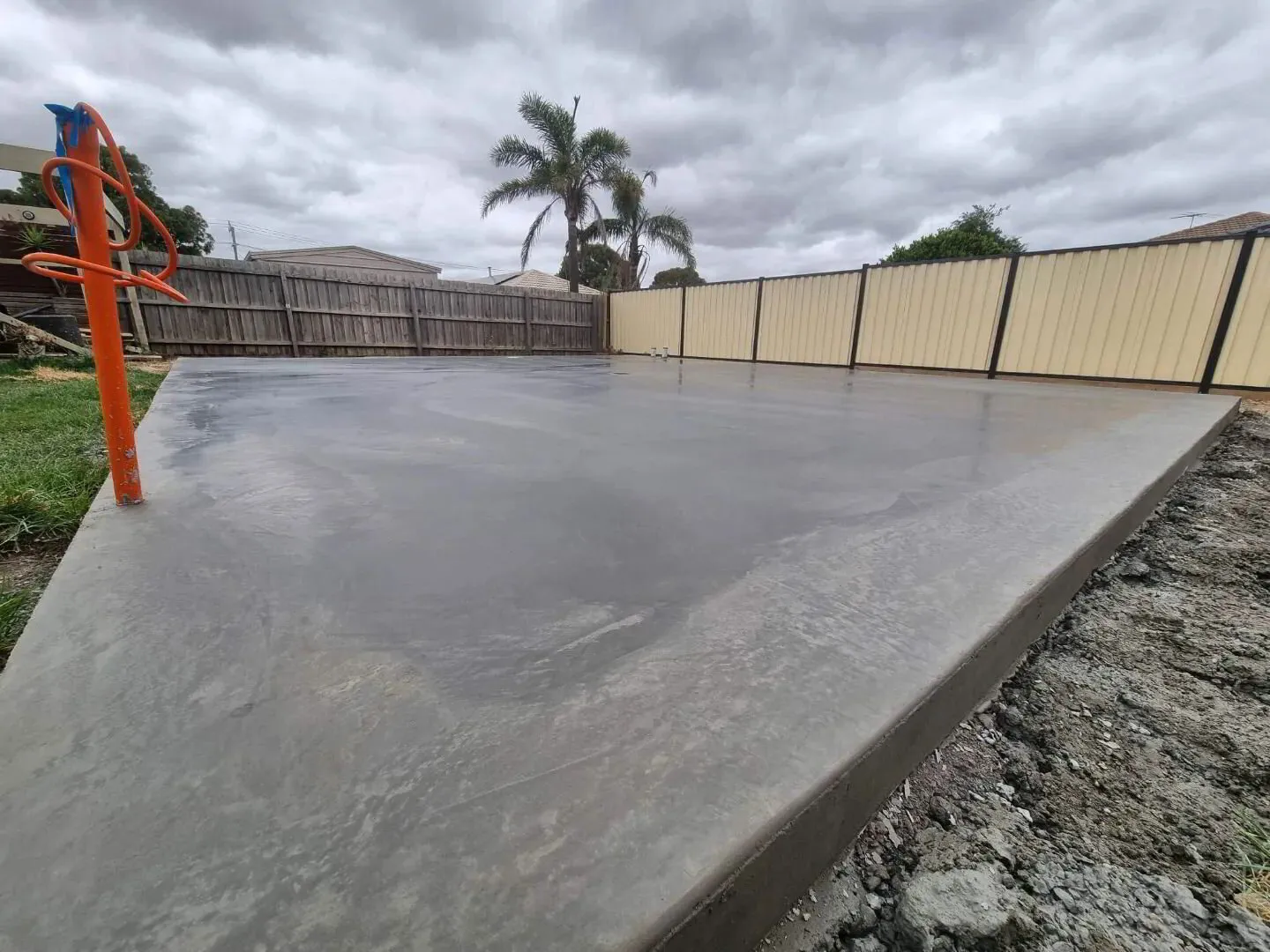 Concrete footpath repair — Flemington