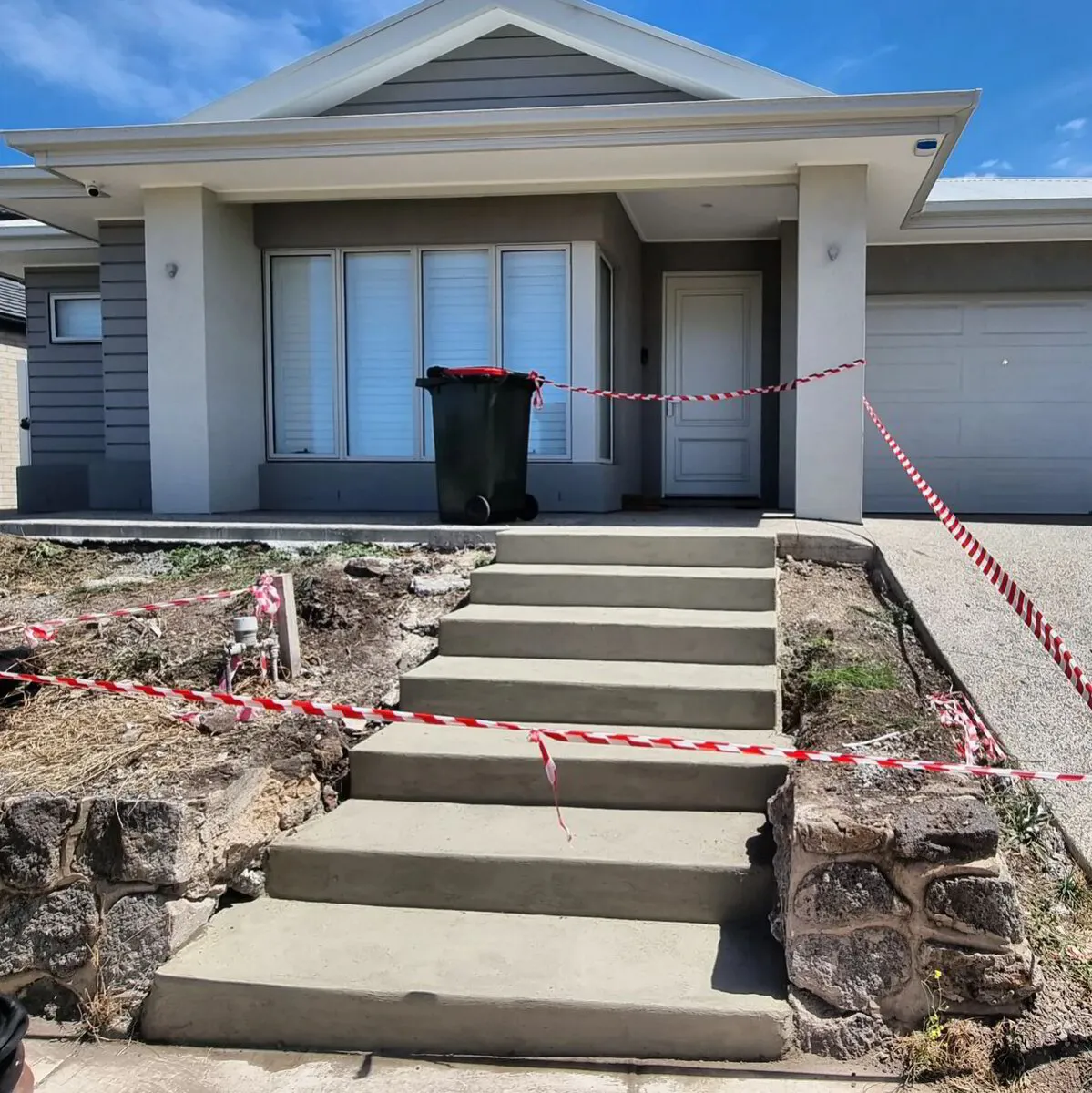 New driveway formwork — Keilor Park