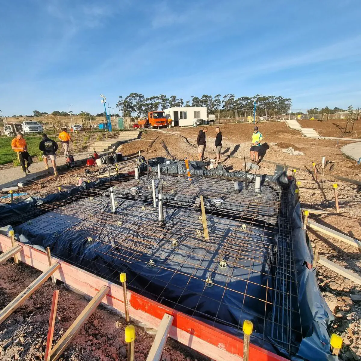 Carport slab — Sunshine North